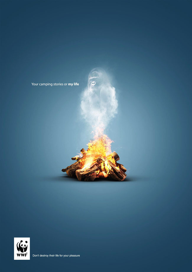 埃及WWF保護動物公益廣告招貼設(shè)計
